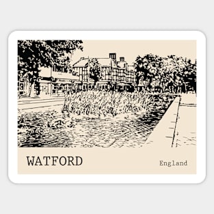 Watford England Sticker